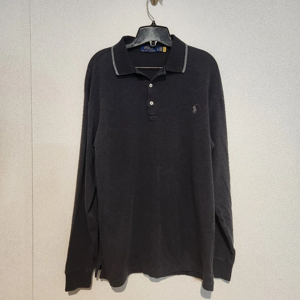 Polo Ralph Lauren Mens Long Sleeve Collared Button Shirt Large Tall